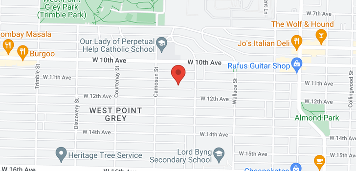 map of 4042 W 11TH AVENUE